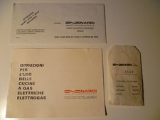 NARDI CUCINE ISTRUZIONI VINTAGE + UGELLI PER CUCINE A GAS ANNI 80 USATO