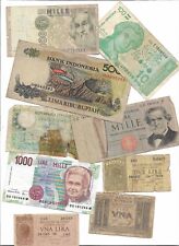 Lotto 9 Banconote Regno-Repubblica-Mondo