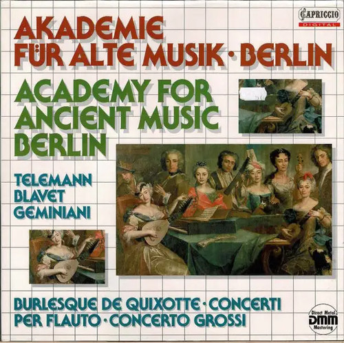 Telemann blavet geminiani - lp, blavet,
