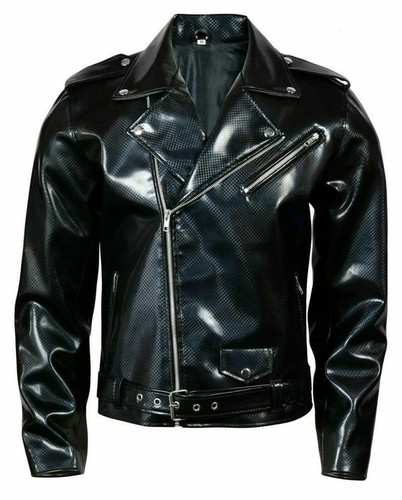 Giacca moto uomo nera - uomo,