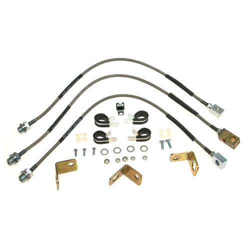 Set tubi freno - , inox
