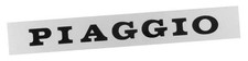 TARGHETTA ADESIVA  PIAGGIO