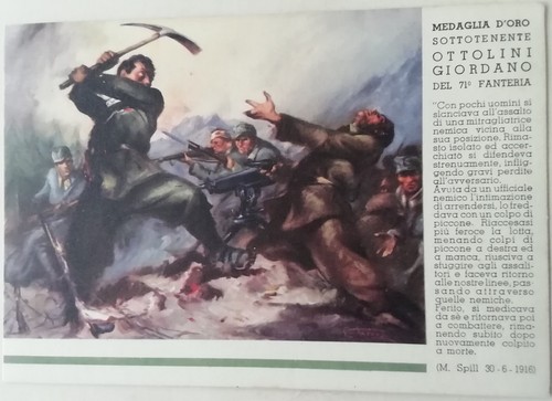 Cartolina medaglia oro - cartolina,