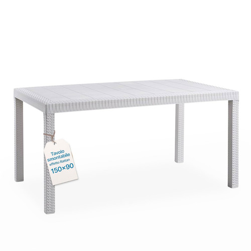 Tavolo giardino plastica - in,