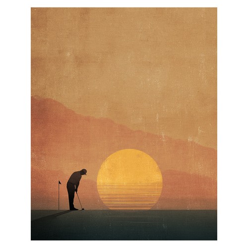 Poster vintage silhouette - vintage,