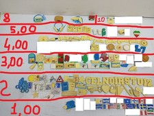 " MULINO BIANCO " GOMMINE ,SCATOLINE,GIOCHI,CASETTE,RADIO.CERAMICHE