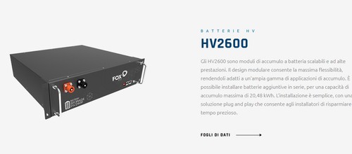 Foxess modulo batteria fox - foxess,