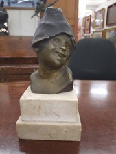 Bronzo Napoletano Raffigurante Scugnizzo , Bronzo Del XX Secolo