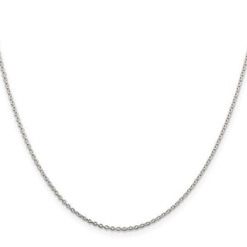 Collana catena cavo argento