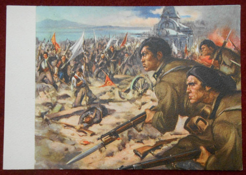 Cartolina militare milizia - militare,