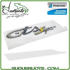 TARGHETTA LATERALE GTS SUPER