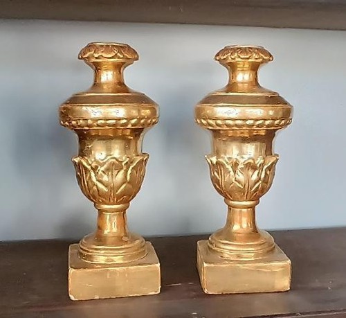 Antica coppia candelieri - di,