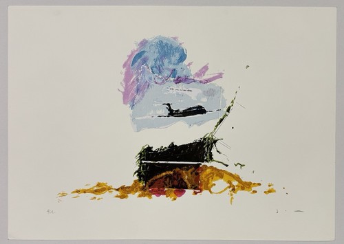 Quadro serigrafia collage