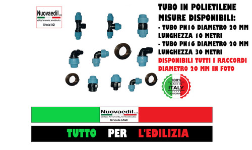 Raccordi polietilene a - polietilene,