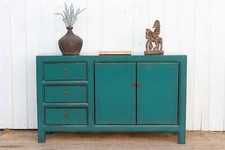 Glossy teal asian drawer - glossy,