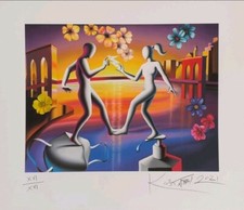 MARK KOSTABI - grafica d'autore con certificato di autenticità mis. 65x56