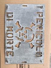  Tabella Avviso Pericolo Targa