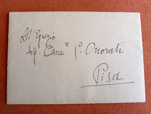 Lettera gabriele annunzio - lettera, di