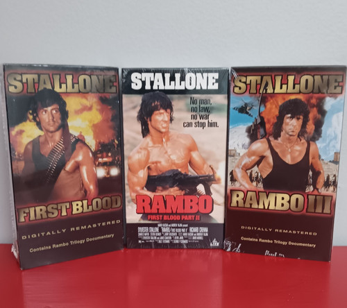 Rambo new sealed - rambo, vhs