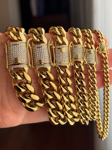 Bracciale catena maglia cubana
