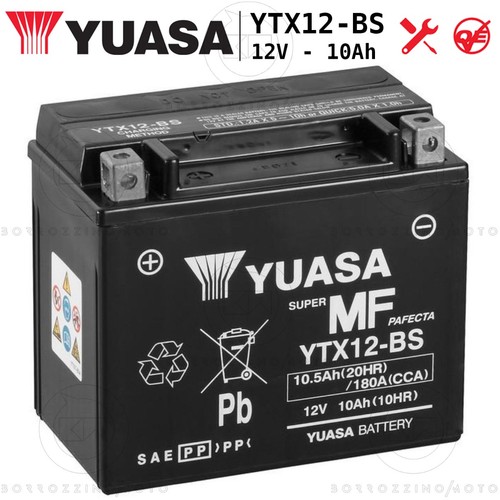 Batteria yuasa ytx12 - batteria,