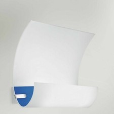 Applique LUCENTE Gaia-A1 L25x13xH30 T188-43 Bianco/Blu Attacco lampada G24d-2