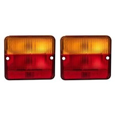 Coppia Gemma Fanale Posteriore Piaggio Ape Poker Benzina e Diesel - 50 TL 1986