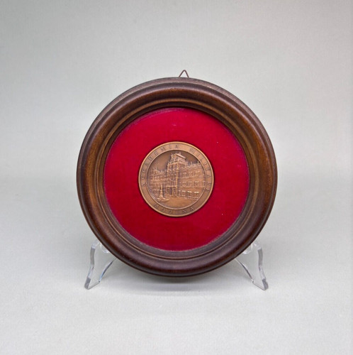 Quadro medaglia bronzo - medaglia, vintage