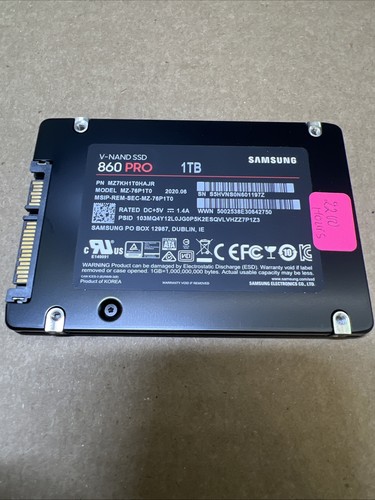 Samsung 860 pro - series, 1