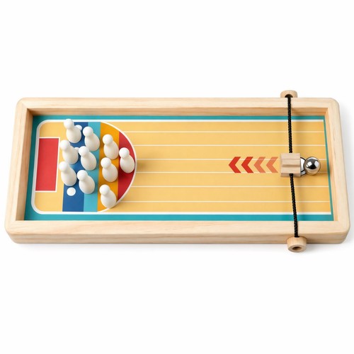 Gioco bowling legno - gioco, di