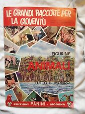 ALBUM DI FIGURINE ' PANINI ' DEL 1965 :  FIGURINE  ANIMALI DI TUTTO IL MONDO