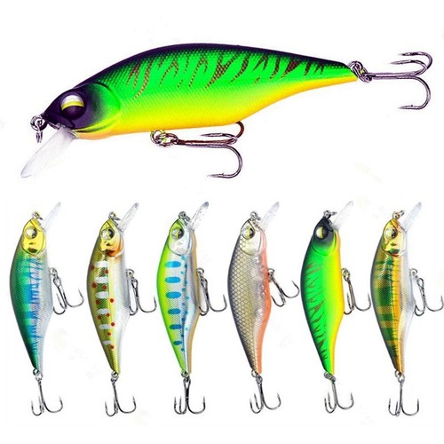 6pcs esche pesca minnow - esche,