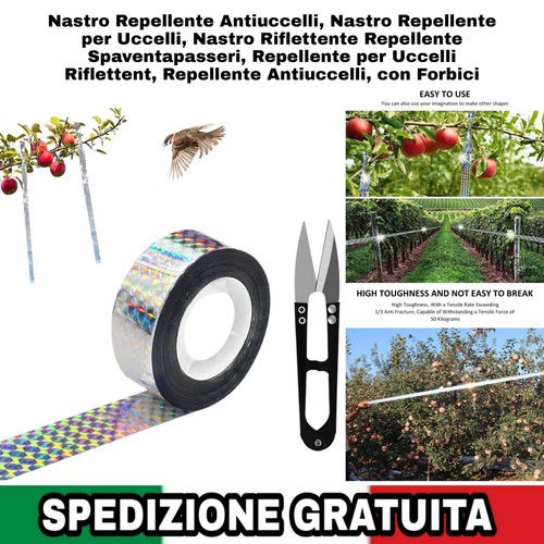 Nastro repellente antiuccelli - nastro,