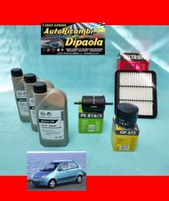 KIT TAGLIANDO FILTRI + 3L GM OPEL 5W30 CHEVROLET MATIZ 0.8 1.0 BENZINA GPL 05>