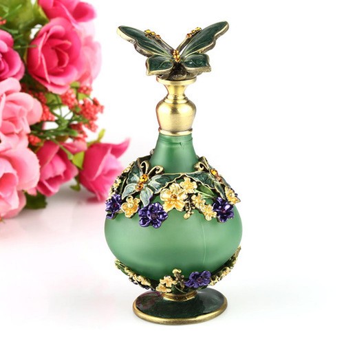 Bottiglia profumo fiore - di,
