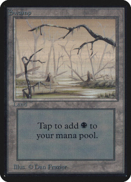 Magic mtg swamp alpha - mtg,