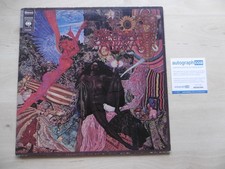 Carlos Santana autografo originale firmato LP-Cover "Abraxas" vinile ACOA