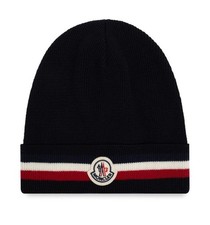Berretto toppa logo Moncler