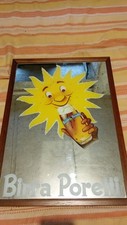 quadro specchio vintage Birra Poretti