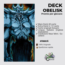 Yugioh mazzo deck obelisk - yugioh!, il
