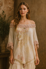 Camicetta tunica trasparente