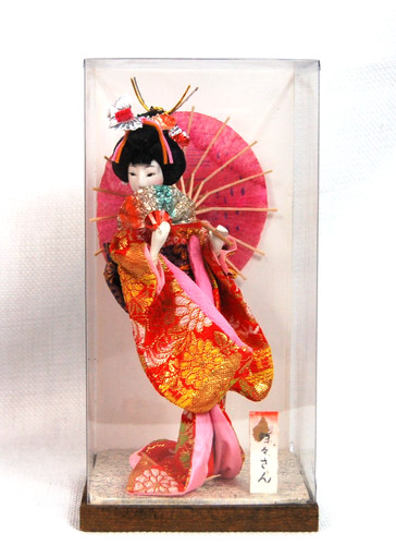 Bambola geisha giapponese - , 6"