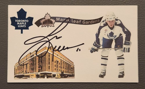 Gary leeman signed toronto - signed,