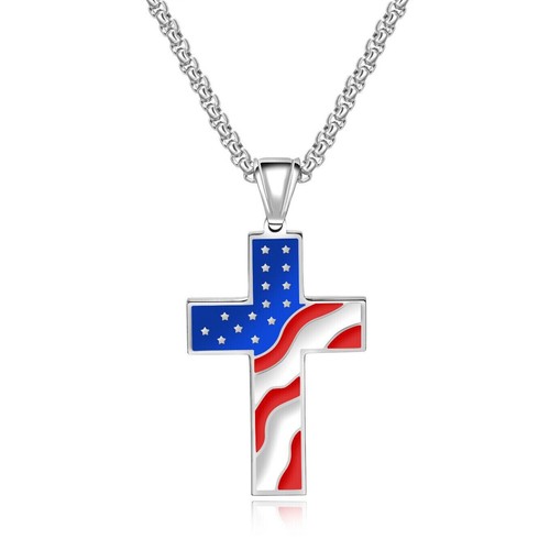 Bandiera usa collana - bandiera,