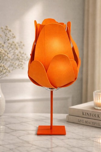 Lampada fiore artigianale - lampada,