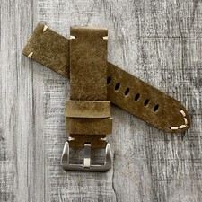 Vera Pelle Spesso Verde 24mm