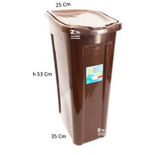 PORTABIANCHERIA PATTUMIERA SLIM WENGE' 35 LT SALVASPAZIO PLASTICA CM 25X35X53H