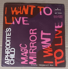Vinile 45 giri APHRODITE'S CHILD - I want to live 1969 Vg-/Vg+