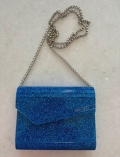 Jimmy Choo Candy Blu Elettrico Glitter – Mini Bag Glamour - Scatola, Certificato