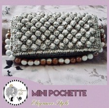 [EleganceStyle] Mini Pochette - Borsa Uncinetto Home Made - Borsetta cerimonia